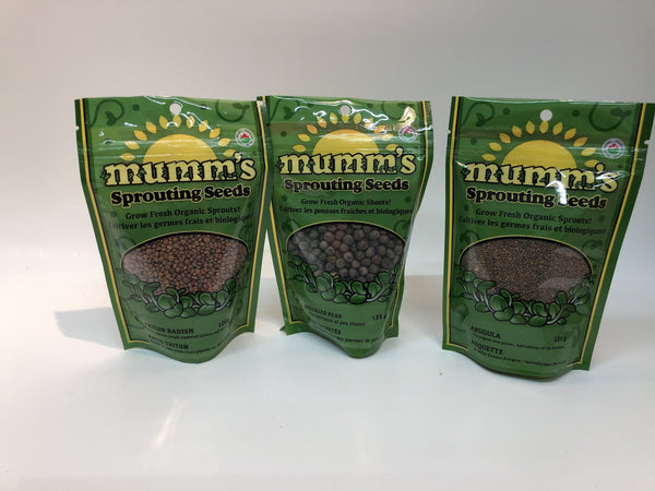 Semences biologique divers pour micropousses et germination